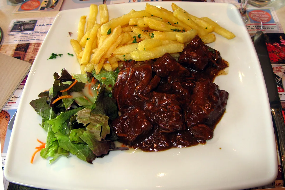 Photo d’illustration : carbonade flamande (pas prise chez Belga)