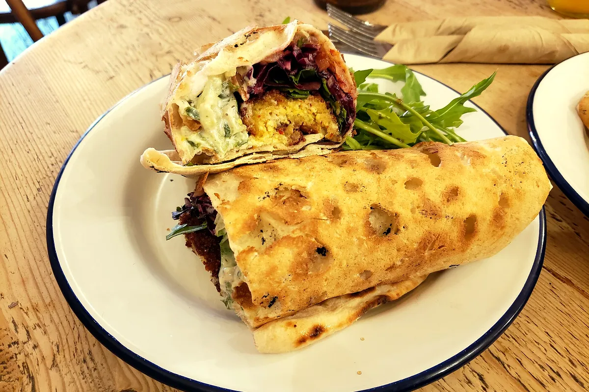 Symbolbild: wrap sandwich (nicht aufgenommen bei Boreal Coffee Shop Plainpalais)