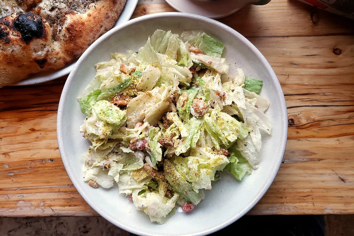 Symbolbild: caesar salad (nicht aufgenommen bei Elsalad - Villereuse)
