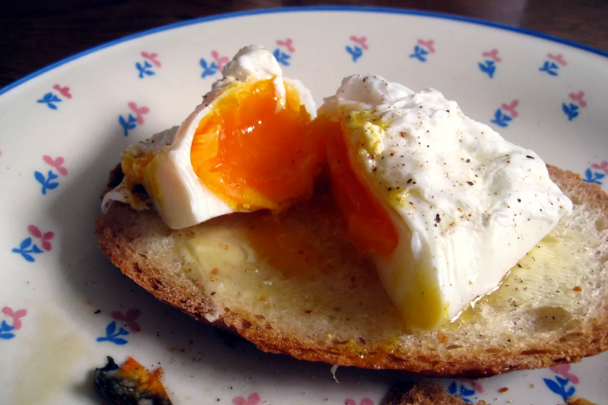 Symbolbild: poached egg toast (nicht aufgenommen bei Ferdinand)