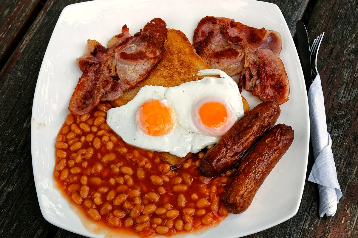 Symbolbild: full breakfast (nicht aufgenommen bei Hôtel Tiffany – Sunday brunch)