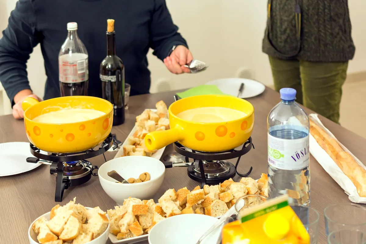 Symbolbild: cheese fondue (nicht aufgenommen bei Le Café du Soleil)