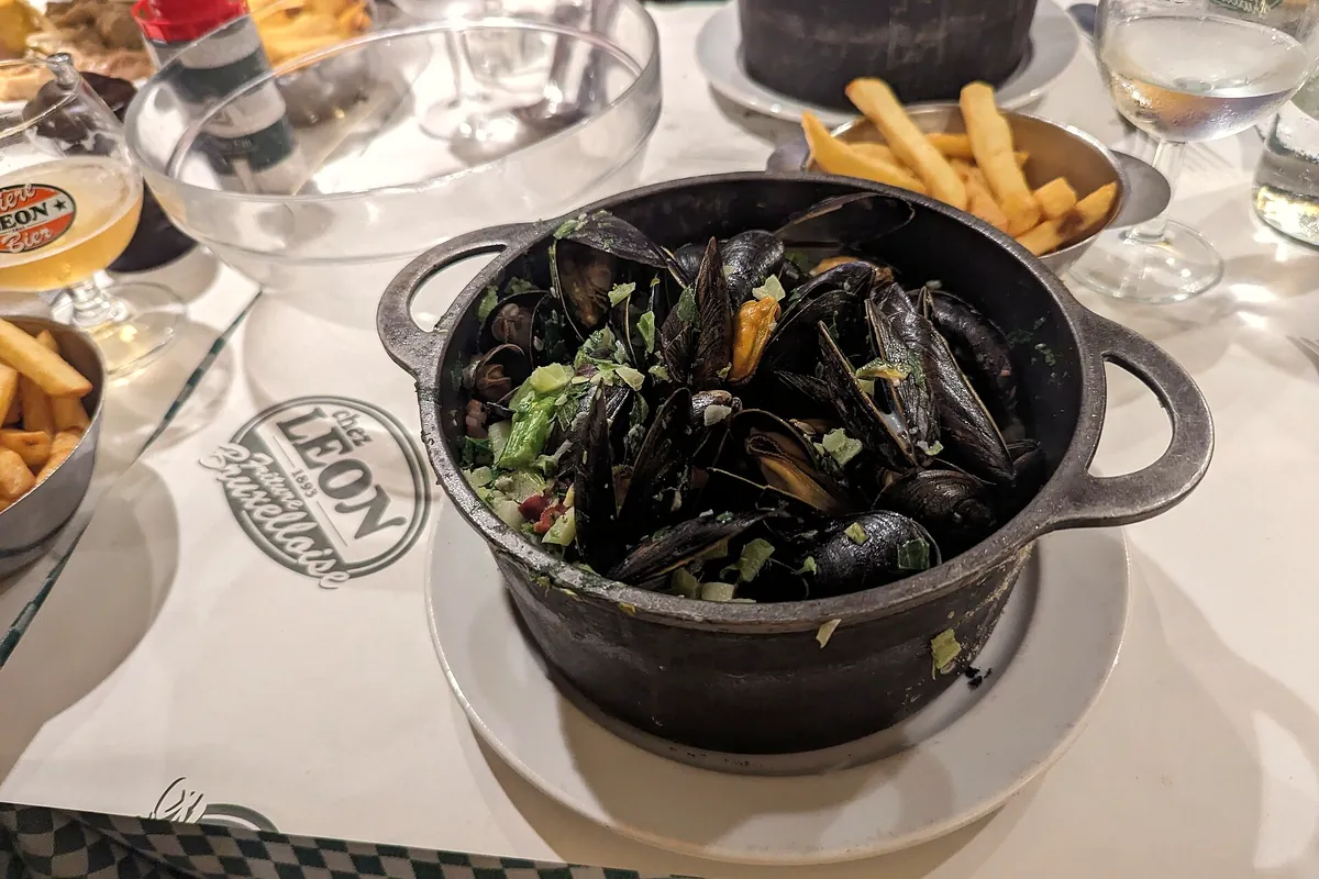 Symbolbild: moules frites (nicht aufgenommen bei Le Cosmopolite)