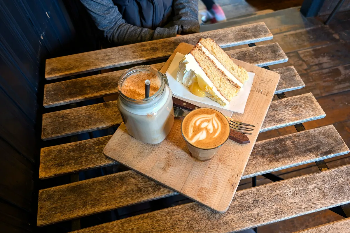 Symbolbild: flat white (nicht aufgenommen bei My Little Cup Rive Gauche)