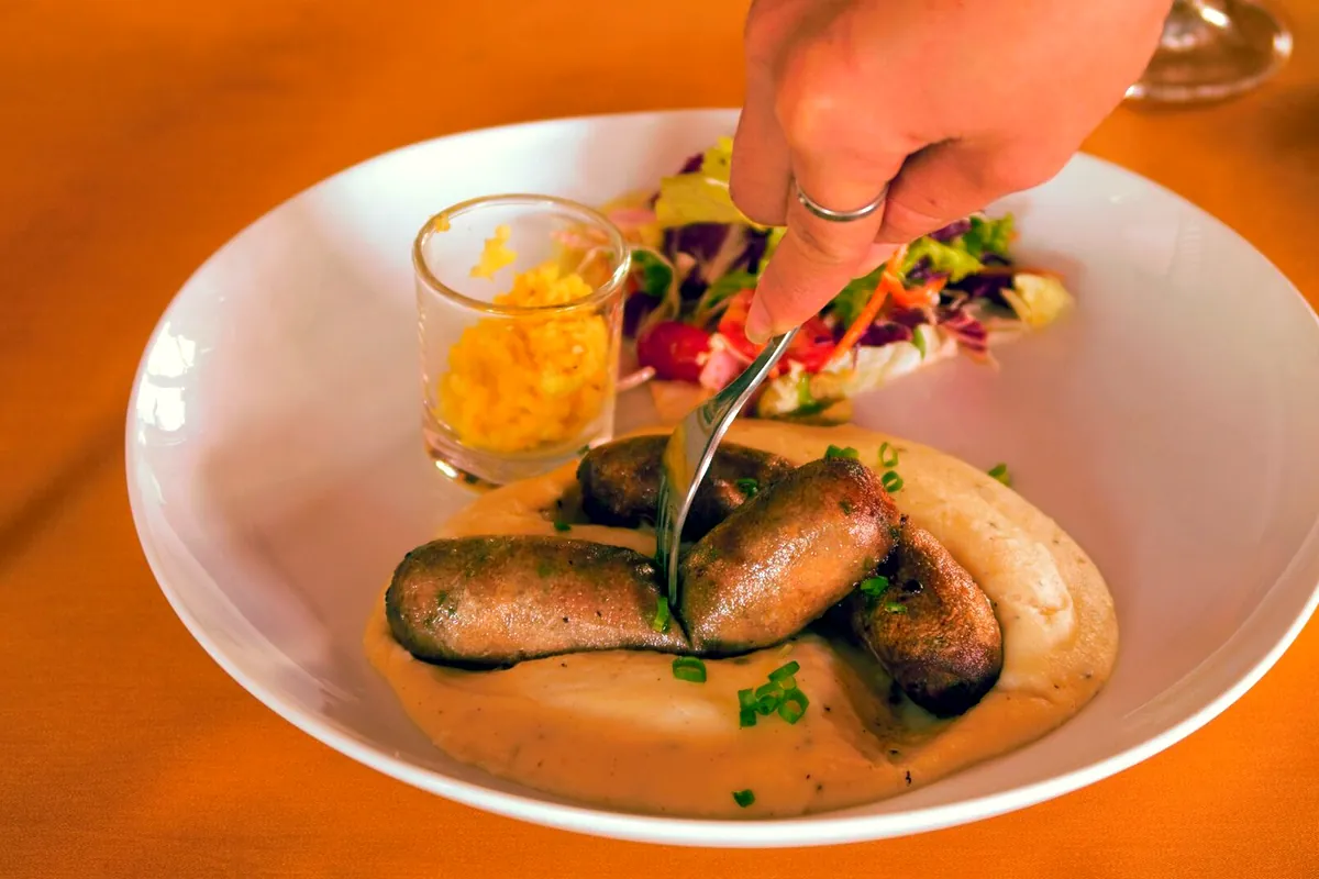 Symbolbild: french cuisine plate (nicht aufgenommen bei Restaurant de l'Auberge de Confignon)