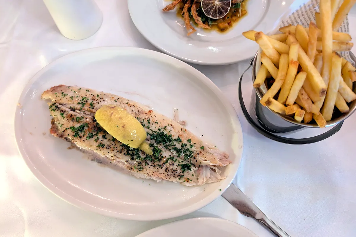 Symbolbild: sole meunière (nicht aufgenommen bei Restaurant de la Cigogne)