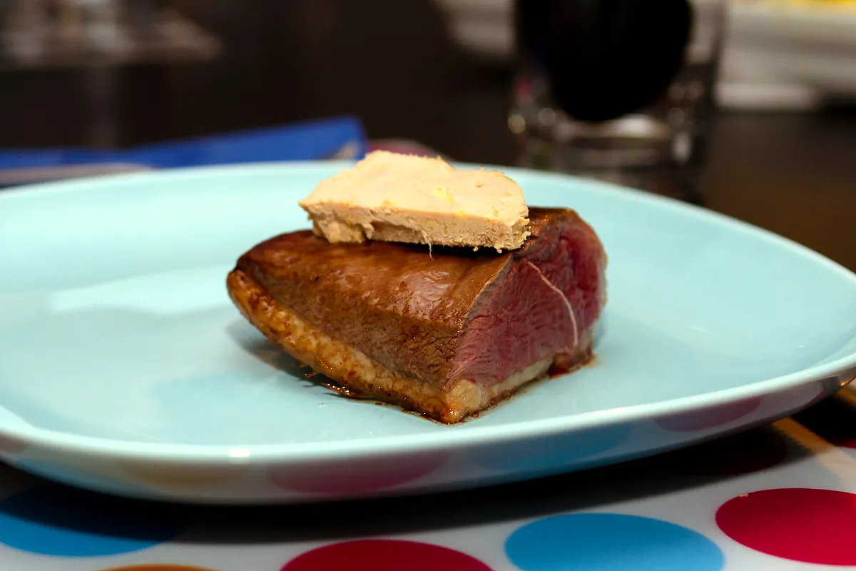 Symbolbild: magret de canard (nicht aufgenommen bei Restaurant la Perle du Lac)