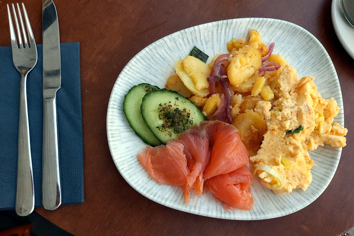 Photo d’illustration : brunch plate (pas prise chez Sawerdō)